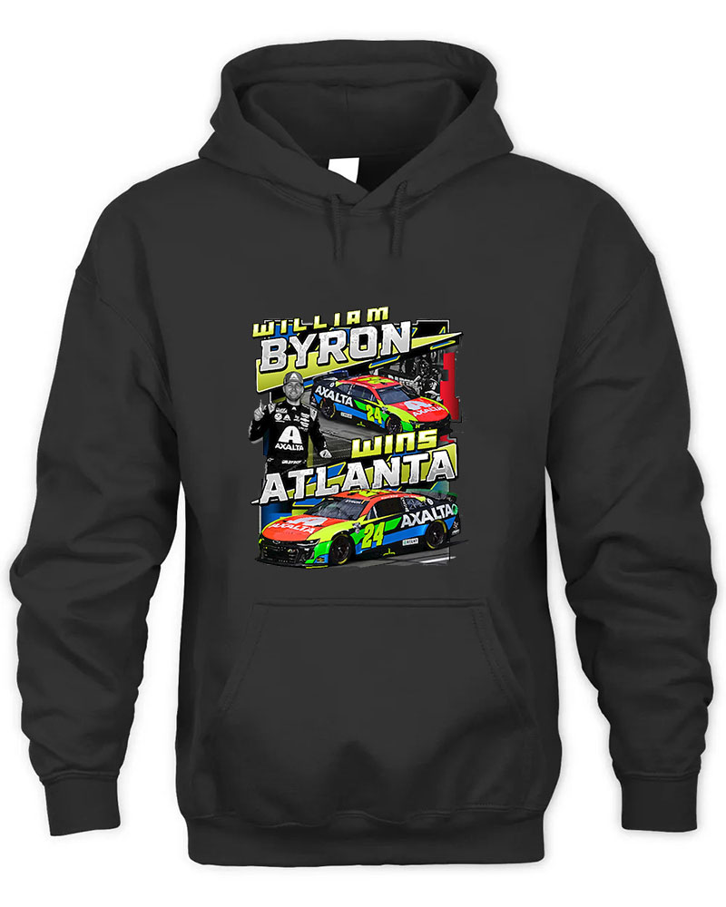 William Byron Quaker State 400 Race Winner Graphic Tee Unisex Hooded