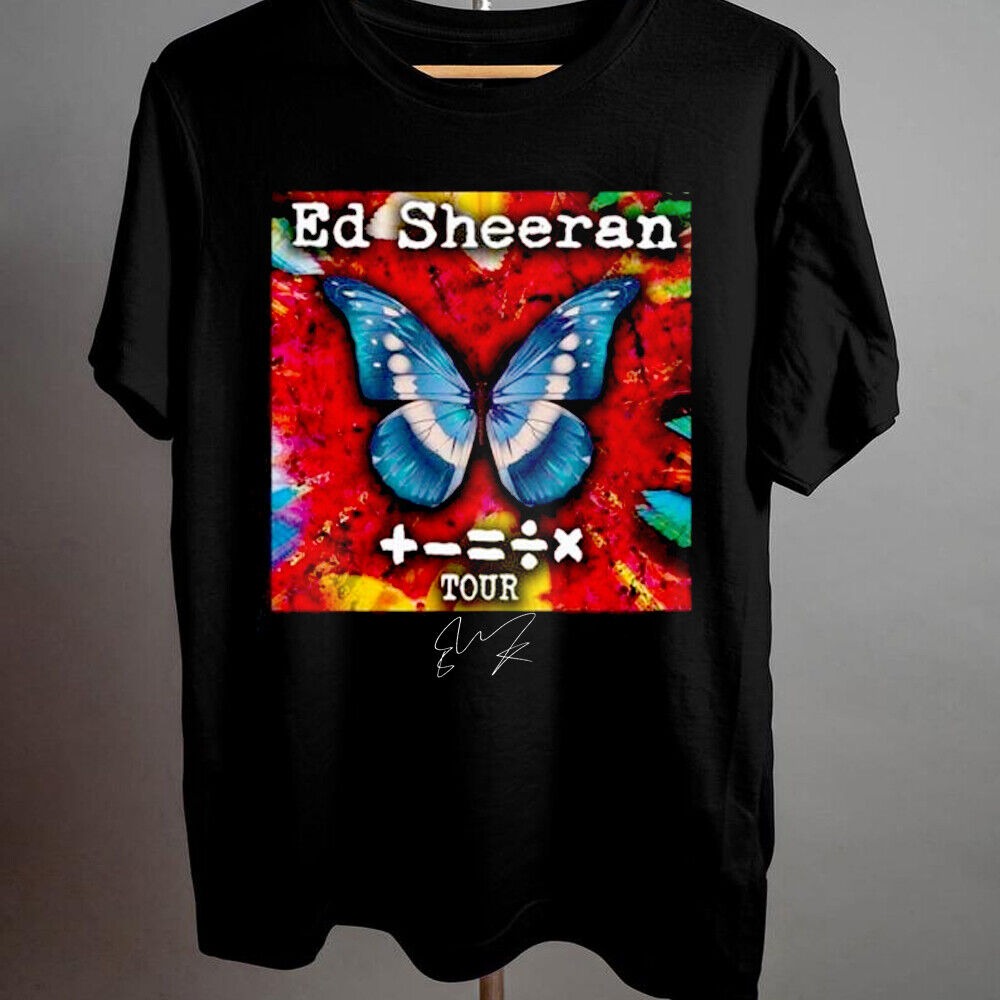 Hot Ed Sheeran 2024 Tour T-Shirt Short Sleeve Unisex All Size Shirt