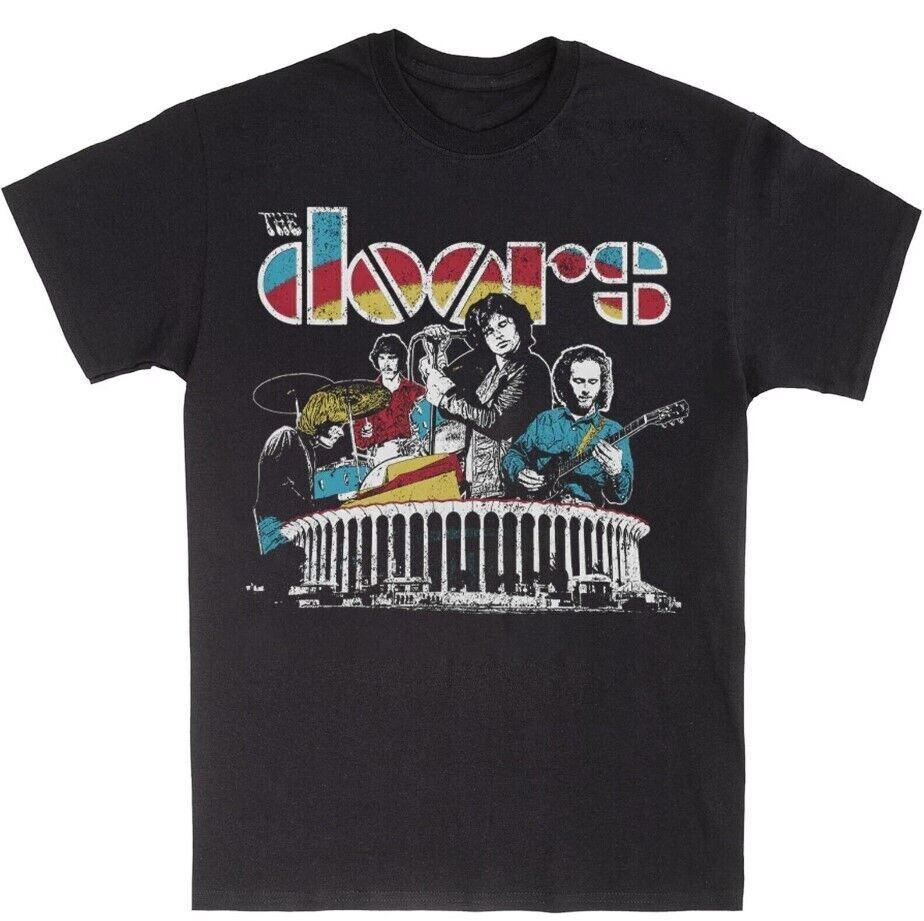 Hot THE DOORS1968 T-SHIRT Cotton Men Shirt