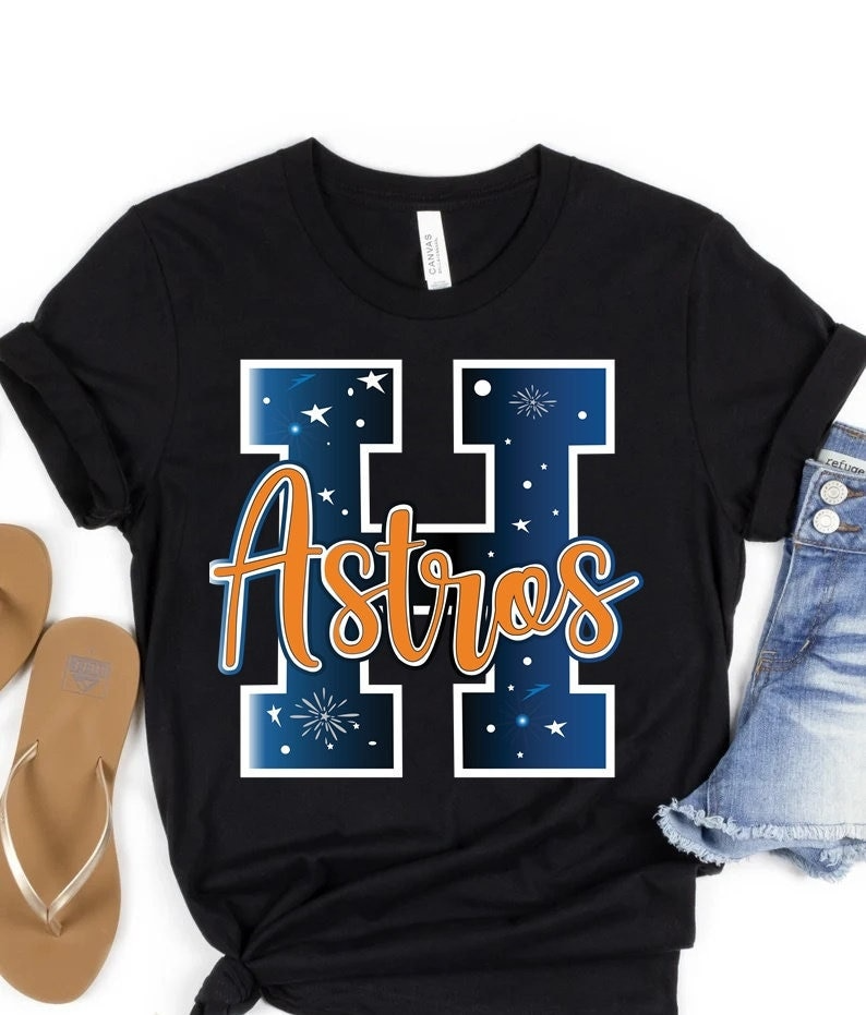 Houston Astros Shirt  Astronaut Shooting Star Baseball T-Shirt