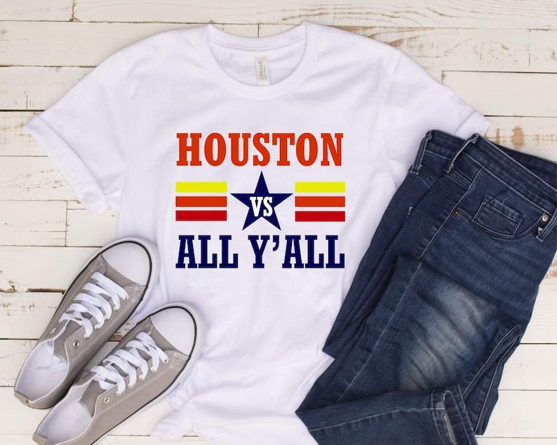 Houston vs Y'all Shirt, Astros Shirt For Women, Space City Shirt, Houston Astros, Houston Shirt, World Series Shirt, Baseball Shirt