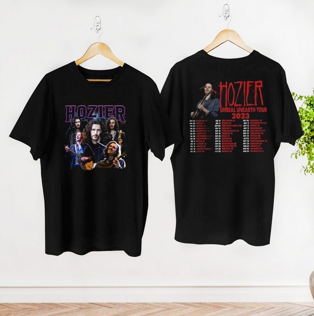 Hozier Shirt, Hozier Fan Gift Shirt, Hozier Unreal Unearth Tour 2023 Shirt