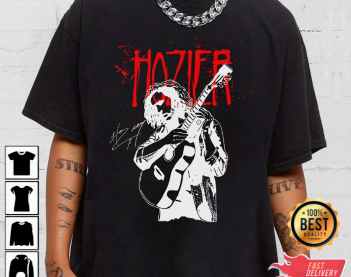 Hozier Tour 2024 Graphic T-Shirt Gift Fans Music All Size