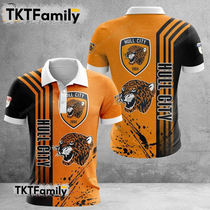 Hull City 3D Polo Shirt TKT Familys