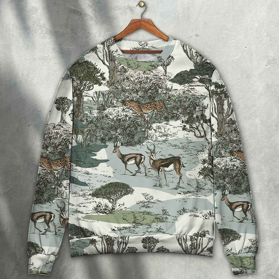 Hunting Cool Wild Life Wild Style - Sweater - Ugly Christmas Sweaters