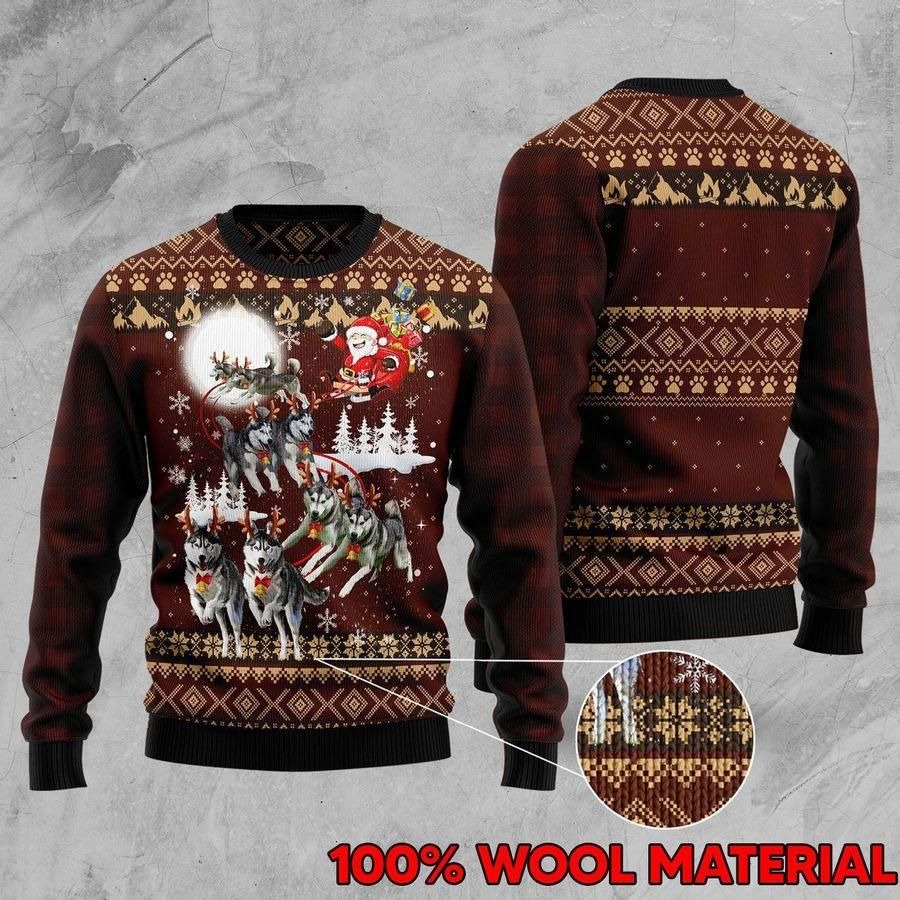 Husky Dog Ugly Christmas Sweater