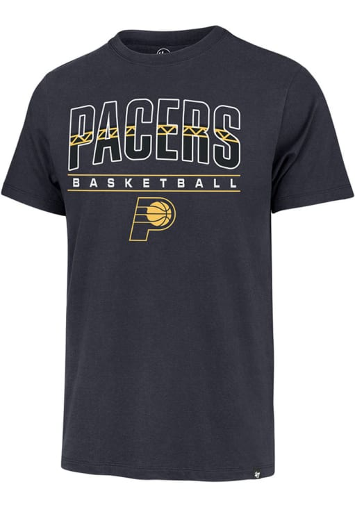 INDIANA PACERS NAVY BLUE CITY EDITION FREESTYLE FRANKLIN SHORT SLEEVE FASHION T SHIRT