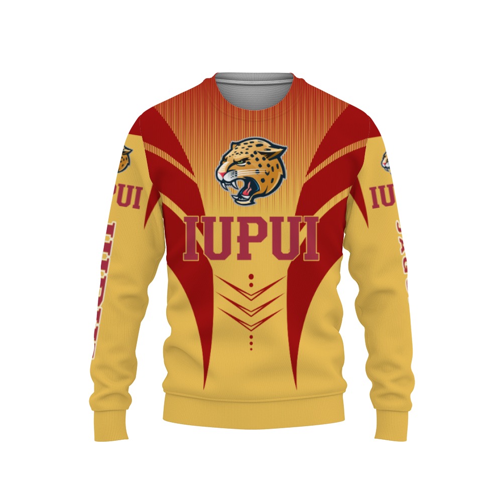 IUPUI Jaguars Football American Day, Sport Teams Champion 3D Shirt-3D Sweatshirt