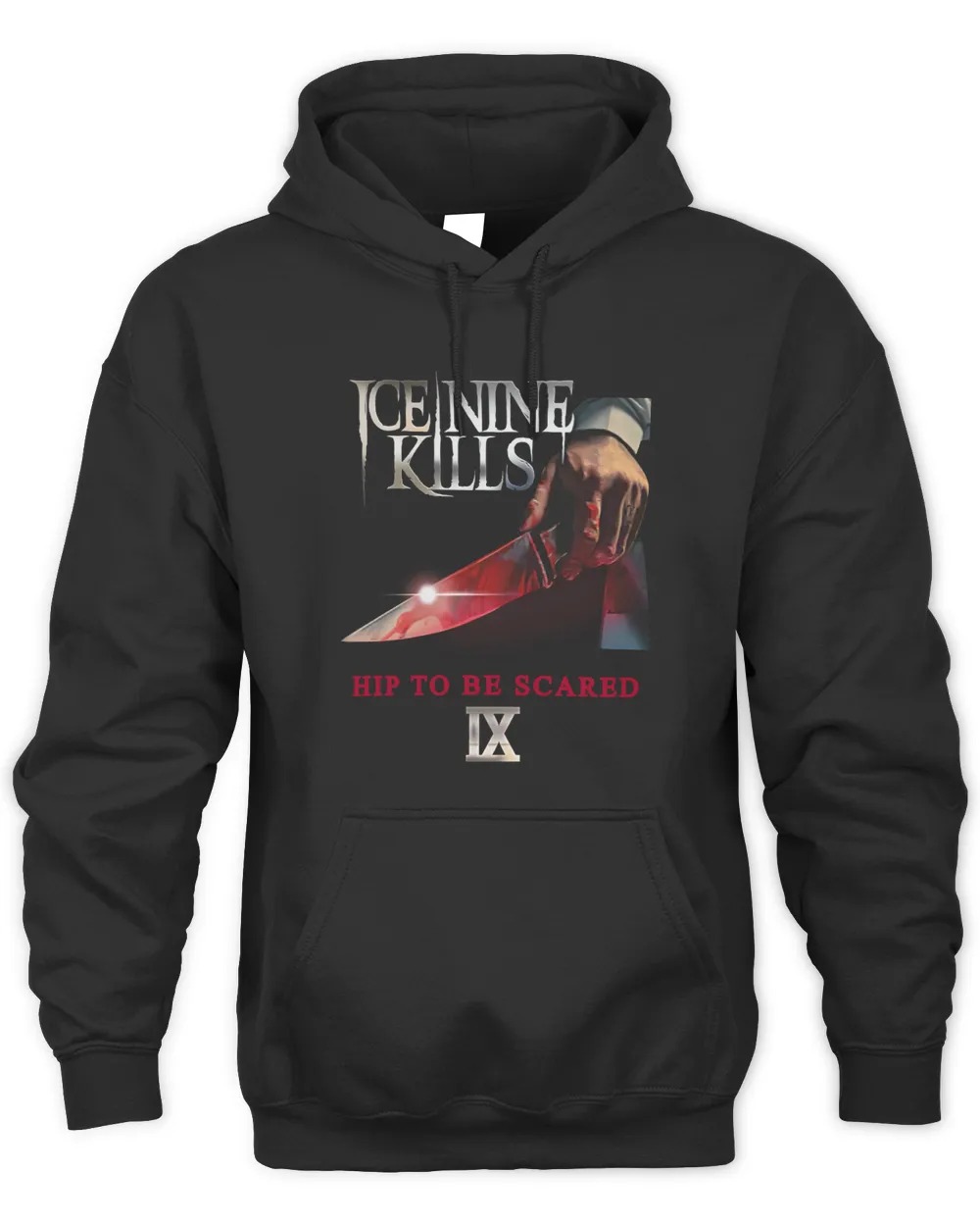 Ice Nine Kills Merch Ink Hip To Be Scared Hoodie