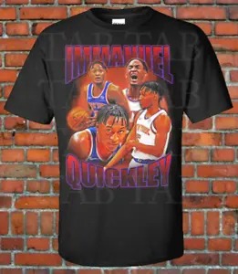 Immanuel Quickley New York Knicks 90s Style Vintage Bootleg Tee graphic T shirt