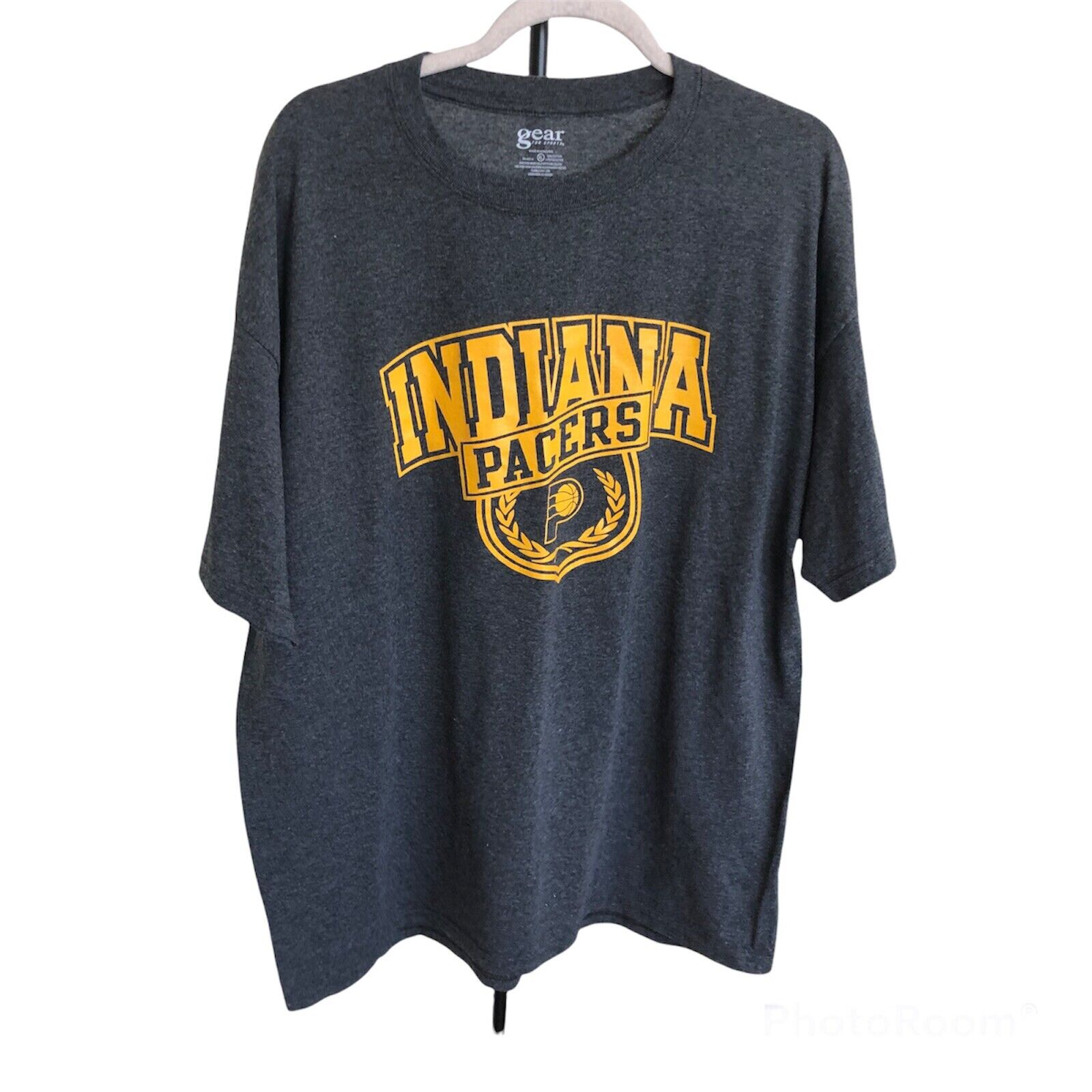 Indiana  TShirt Authentic Merchandise Gear Mens Black Gray