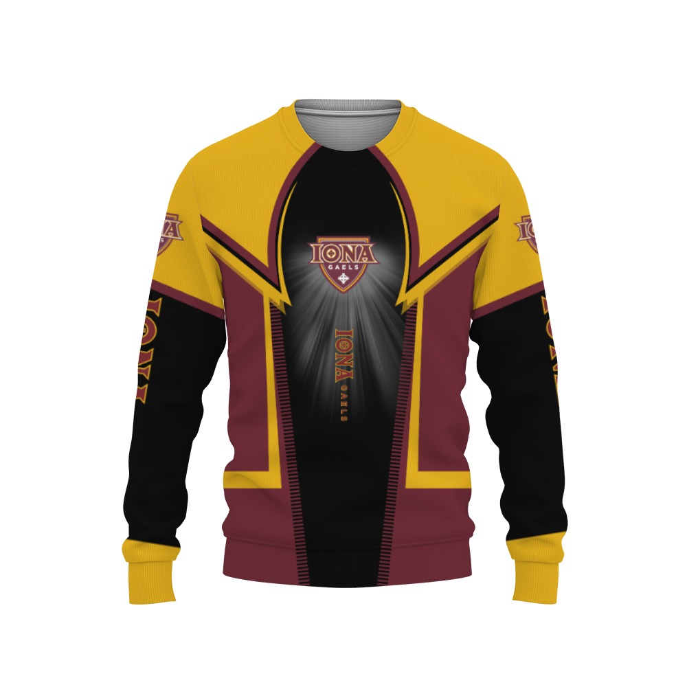 Iona Gaels Football American Gift For Fan-3D Sweatshirt