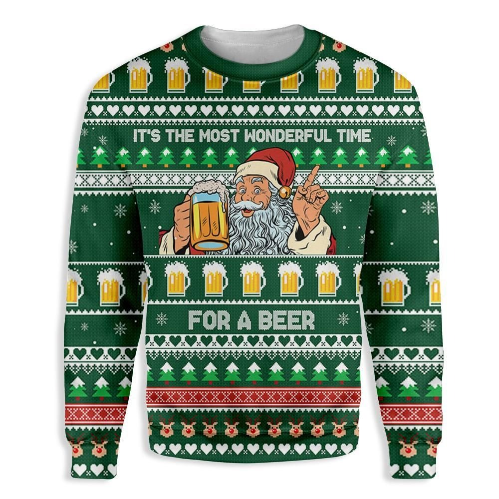 Itâs The Most Wonderful Occasion For A Beer Ugly Christmas Sweater