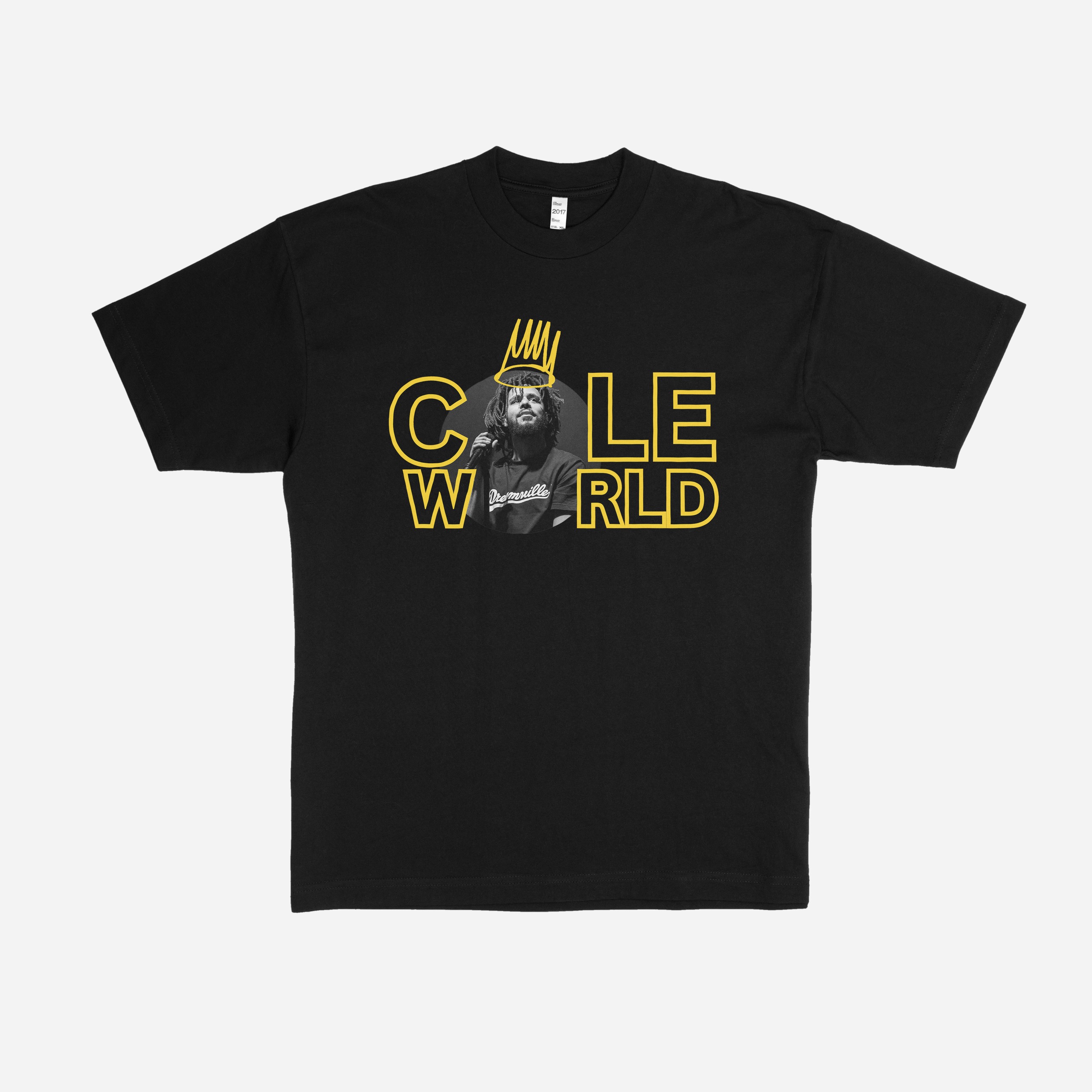 J Cole Dreamville Yellow - Black Graphic T-Shirt