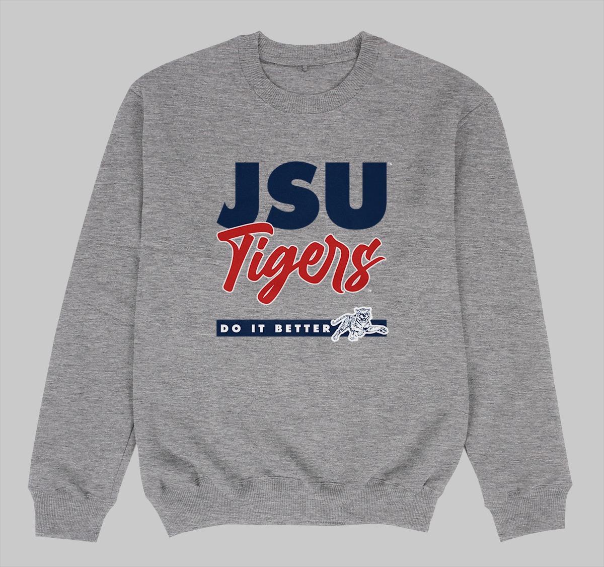 JACKSON STATE DOES IT BETTER SWEATSHIRTS GREY COLOR