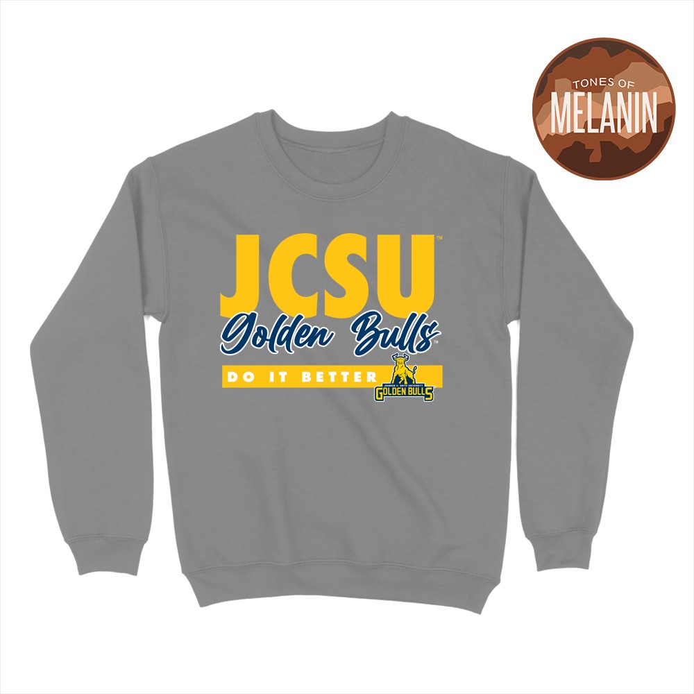 JCSU DOES IT BETTER CLASSIC DESIGN SWEATSHIRT GREY COLOR