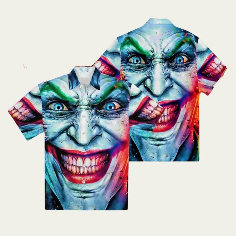 JOKER FACE HAWAIIAN SHIRT