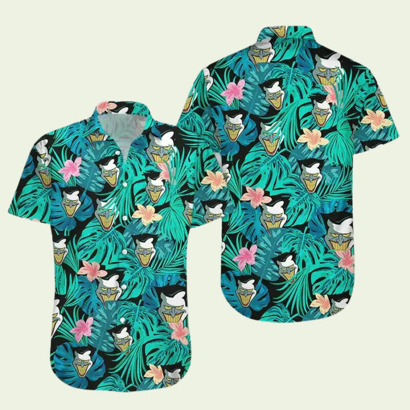 JOKER SMILING TROPICAL SUMMER VIBES I LOVE JOKER HAWAIIAN SHIRT