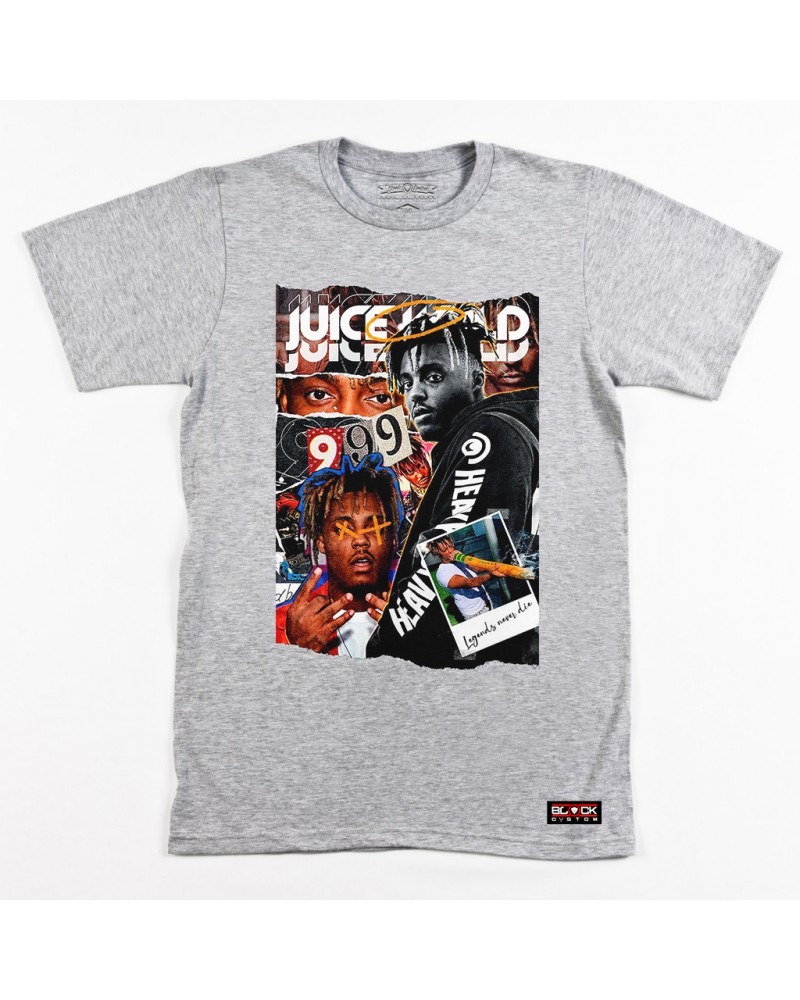 JUICE WRLD Collage Tee - Heather Grey