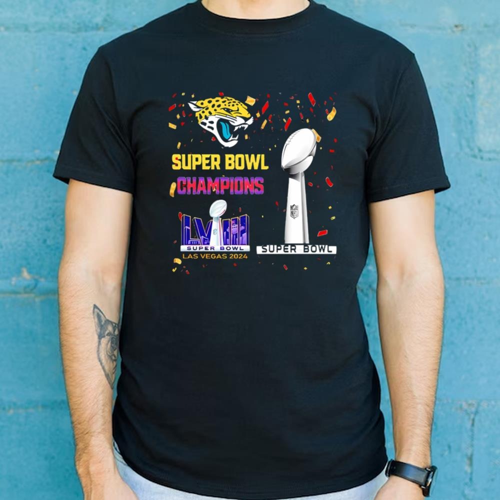 Jacksonville Jaguars Super Bowl Champions LVIII Las Vegas 2024 Shirt