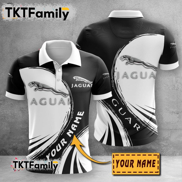 Jaguar Custom Name 3D Polo Shirt TKT Familys