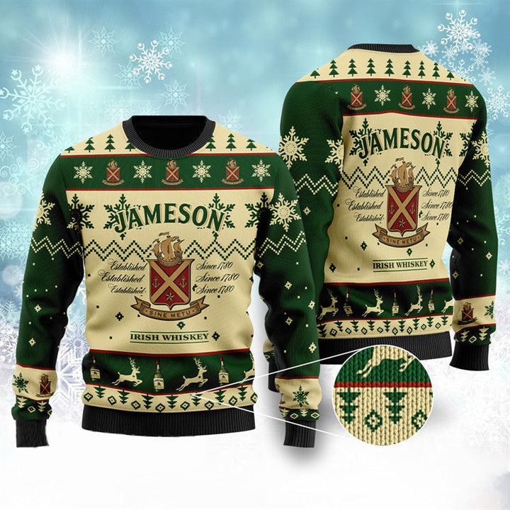 Jameson Irish Whiskey Christmas Sweater