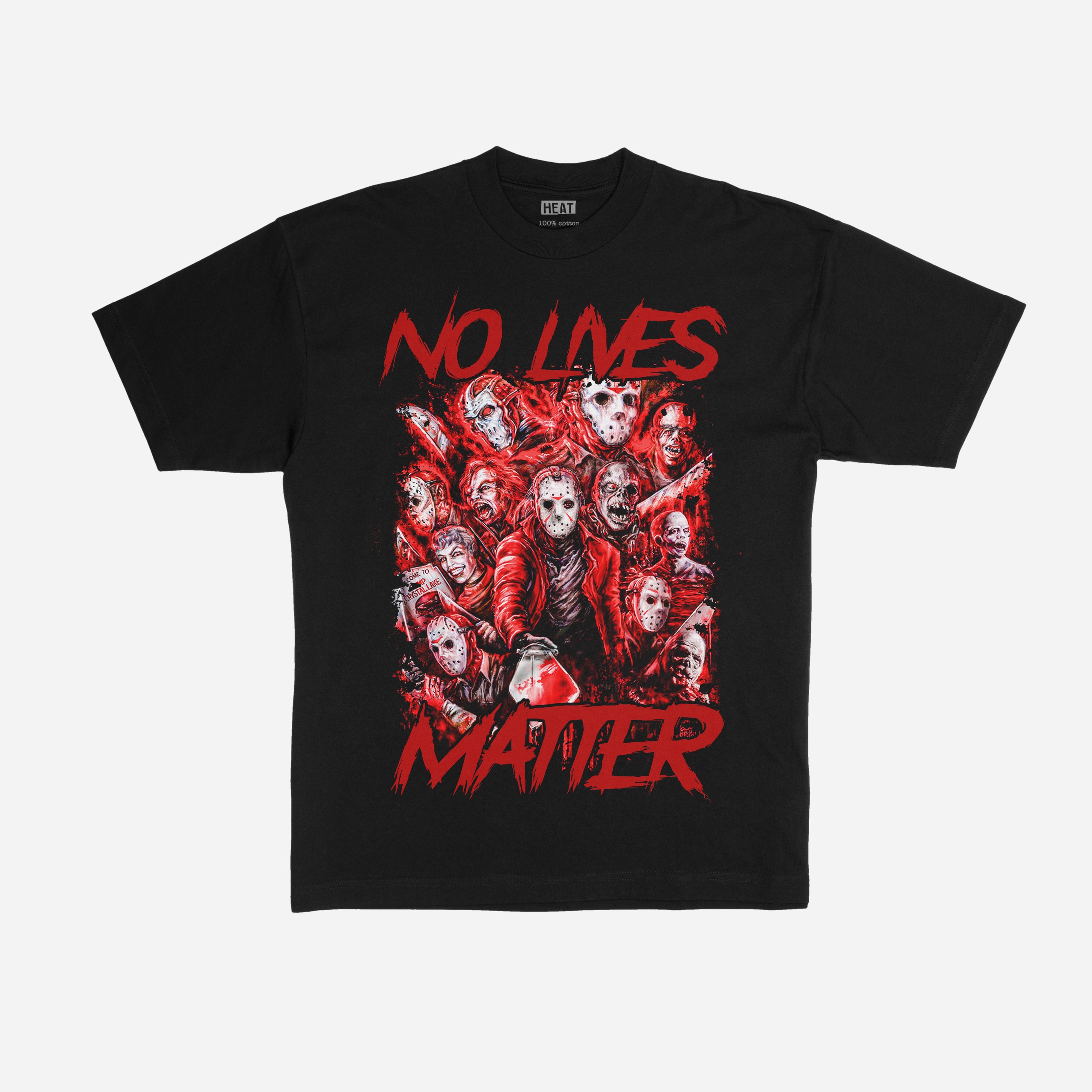 Jason Friday The 13th No Lives Matter Graphic T-Shirt