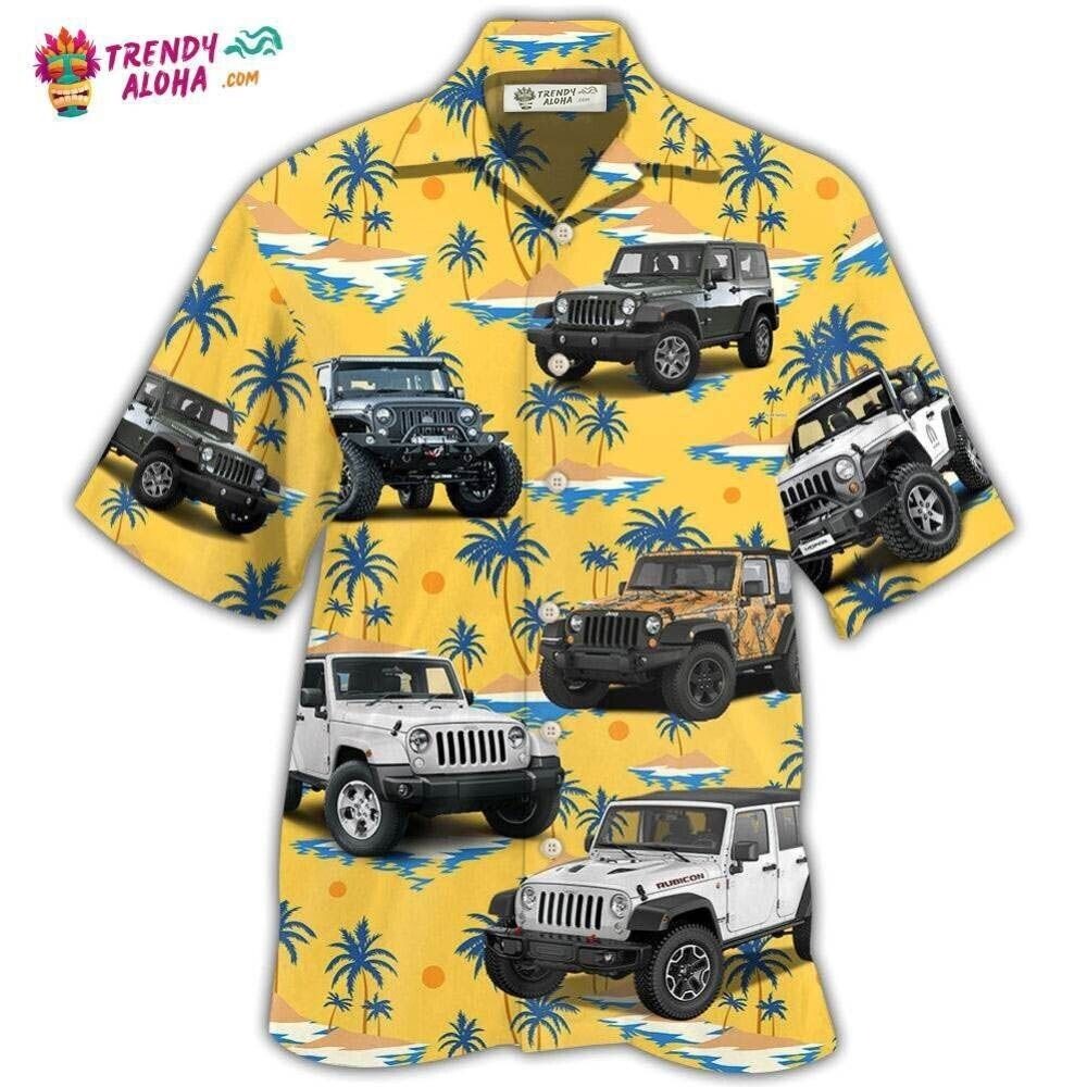 Jep Car Stunning Tropical Style Hawaiian Shirt, Gift for men, S-5XL US Size