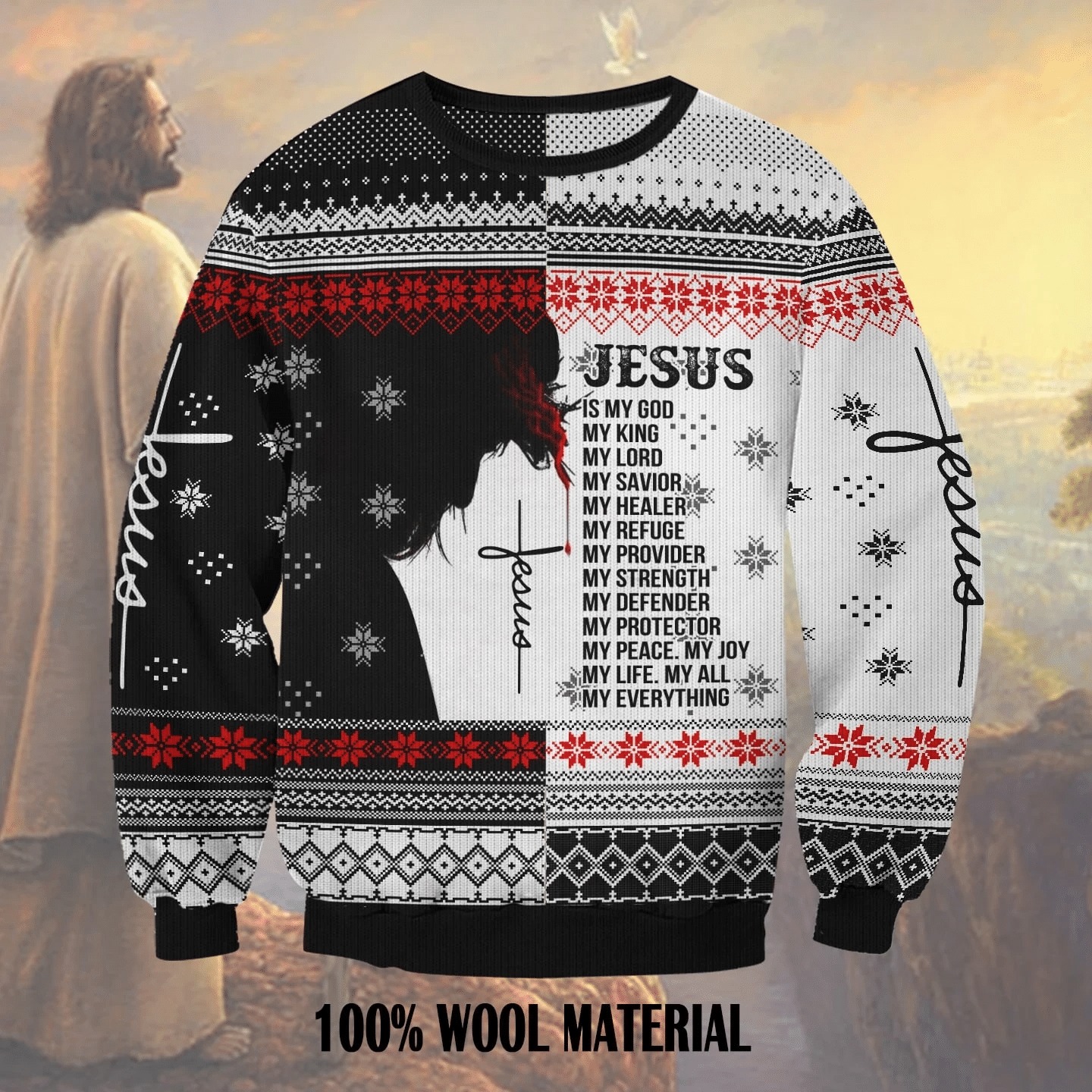 Jesus Is My Everything Ugly Christmas Sweater