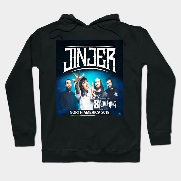 Jinjer is a Ukrainian metalcore from Donetsk Hoodie