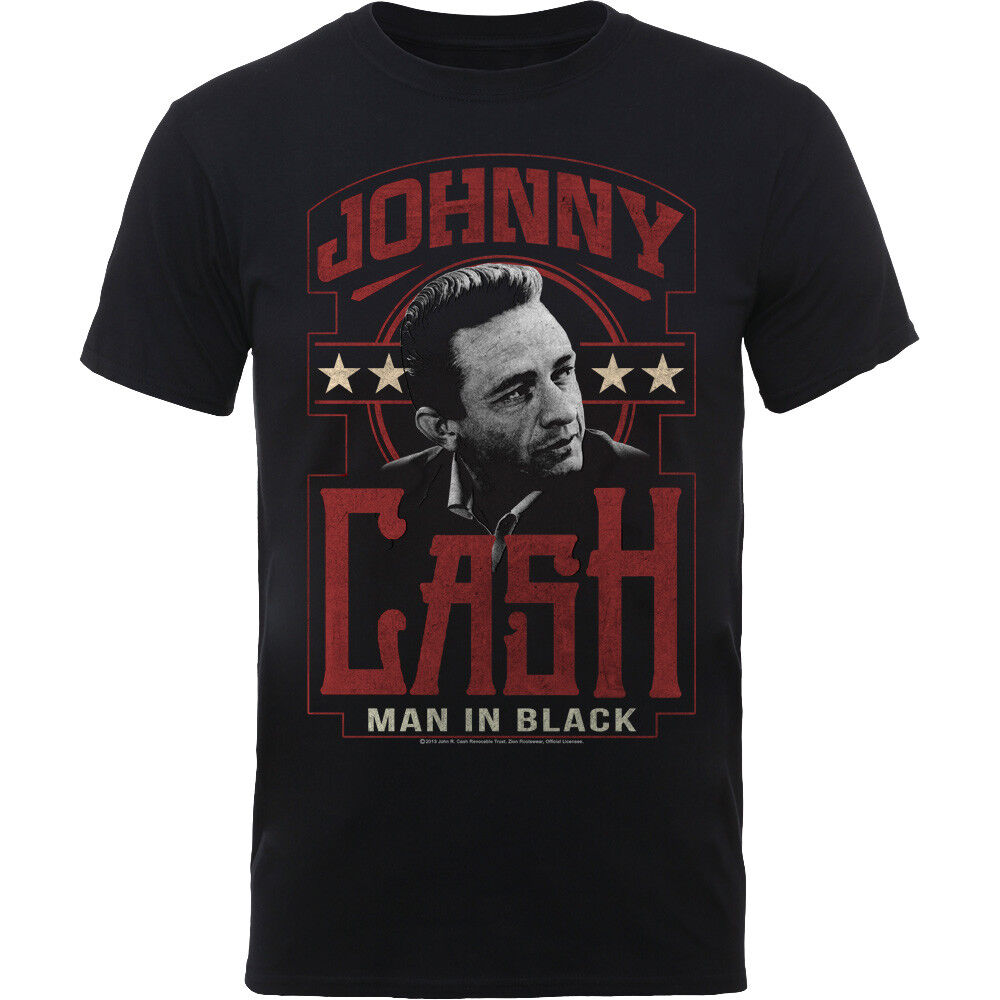 Johnny Cash Man In Black Country Rock Official Tee T-Shirt Mens Unisex