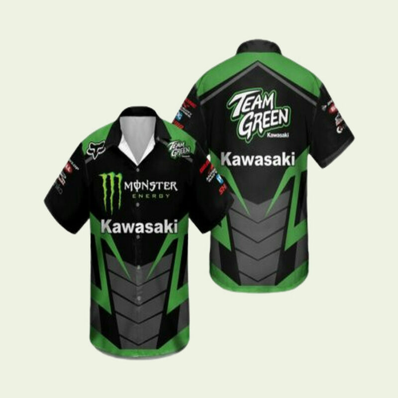 KAWASAKI RACING TEAM HAWAIIAN SHIRT