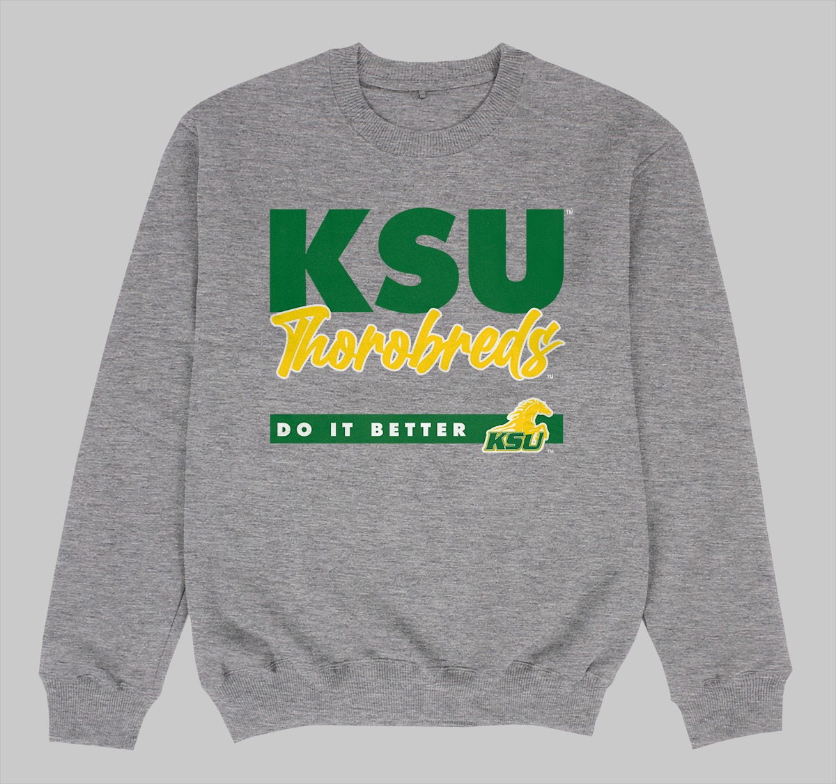 KENTUCKY STATE DOES IT BETTER SWEATSHIRTS GREY COLOR