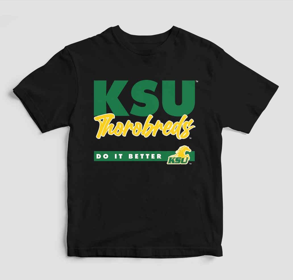 KENTUCKY STATE DOES IT BETTER T-SHIRT BLACK COLOR