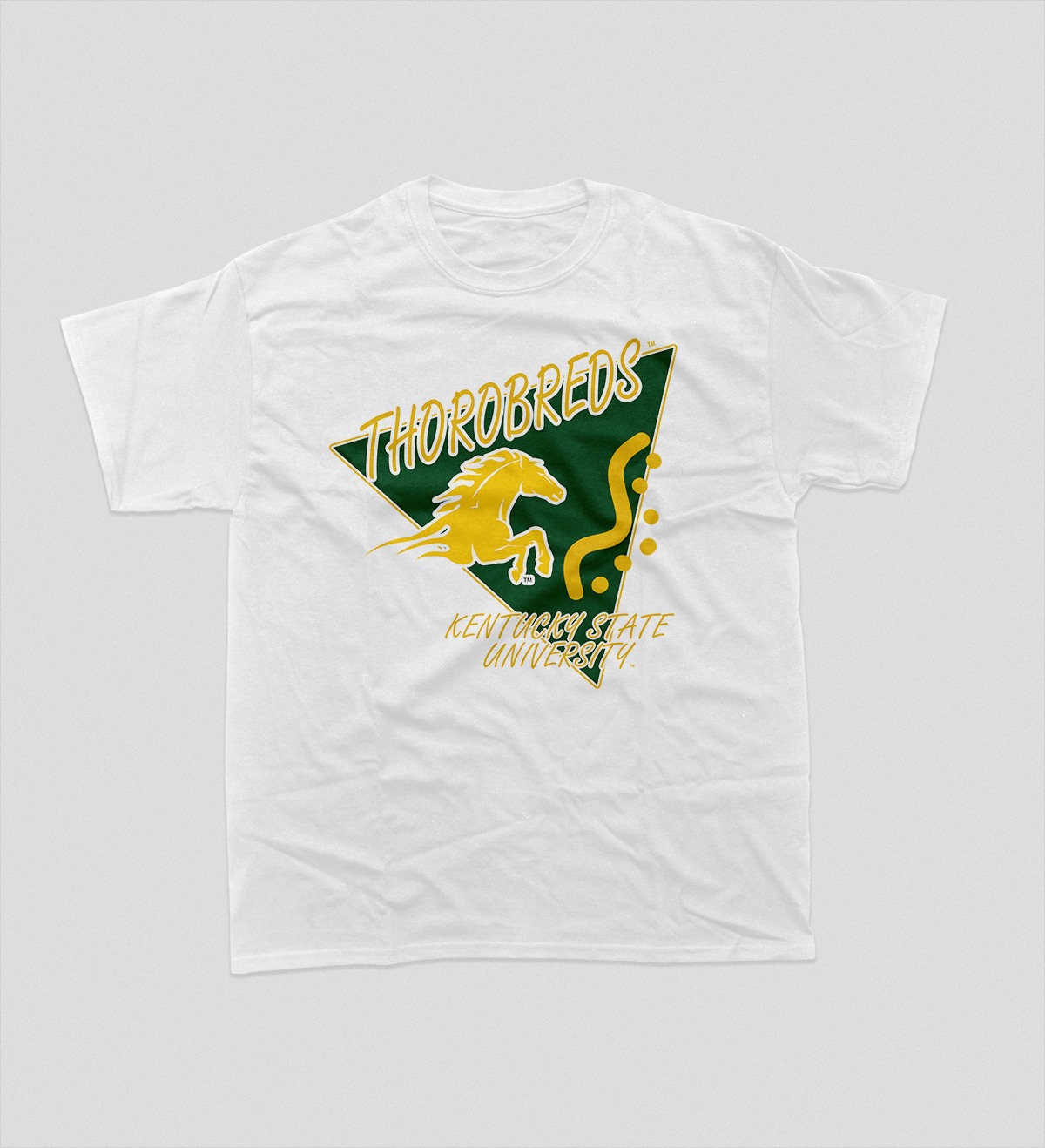 KENTUCKY STATE UNIVERSITY BEEPER T-SHIRT WHITE COLOR