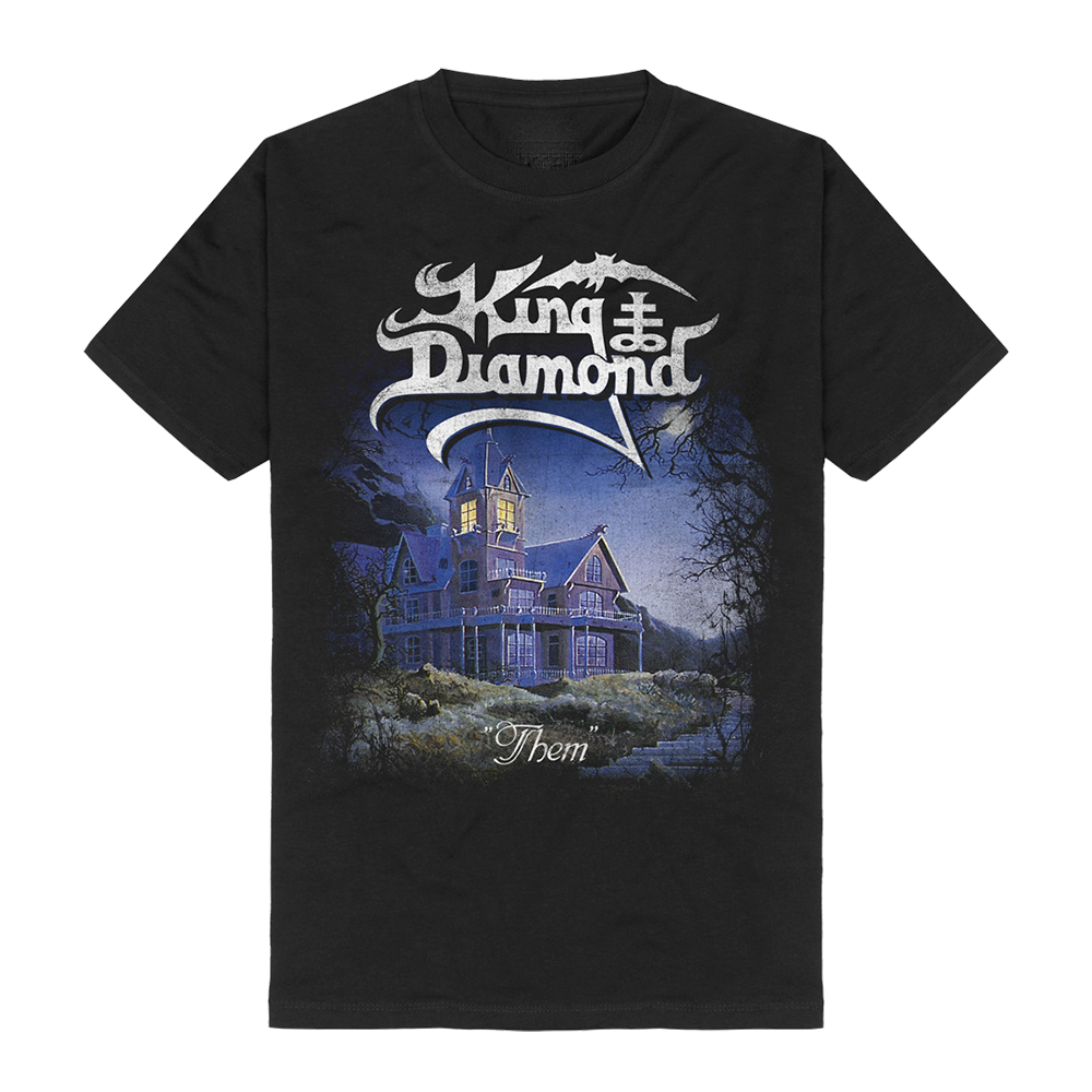 KING DIAMOND Band shirt THEM Hard Rock TEE New Black Tshirt