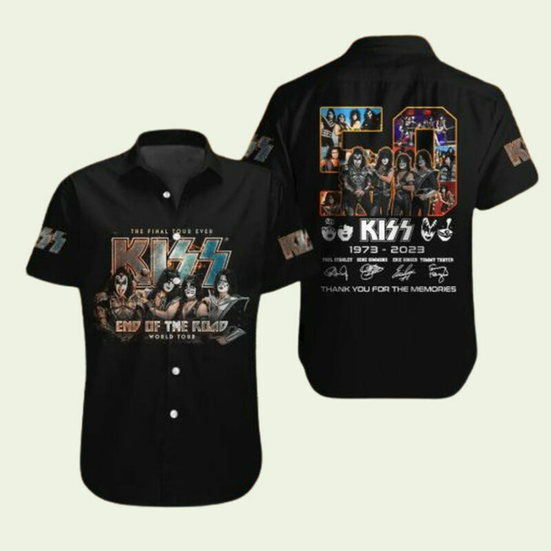 KISS BAND HARD ROCK HAWAIIAN SHIRT