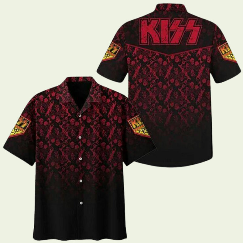 KISS ROCK BAND HAWAIIAN SHIRT 3