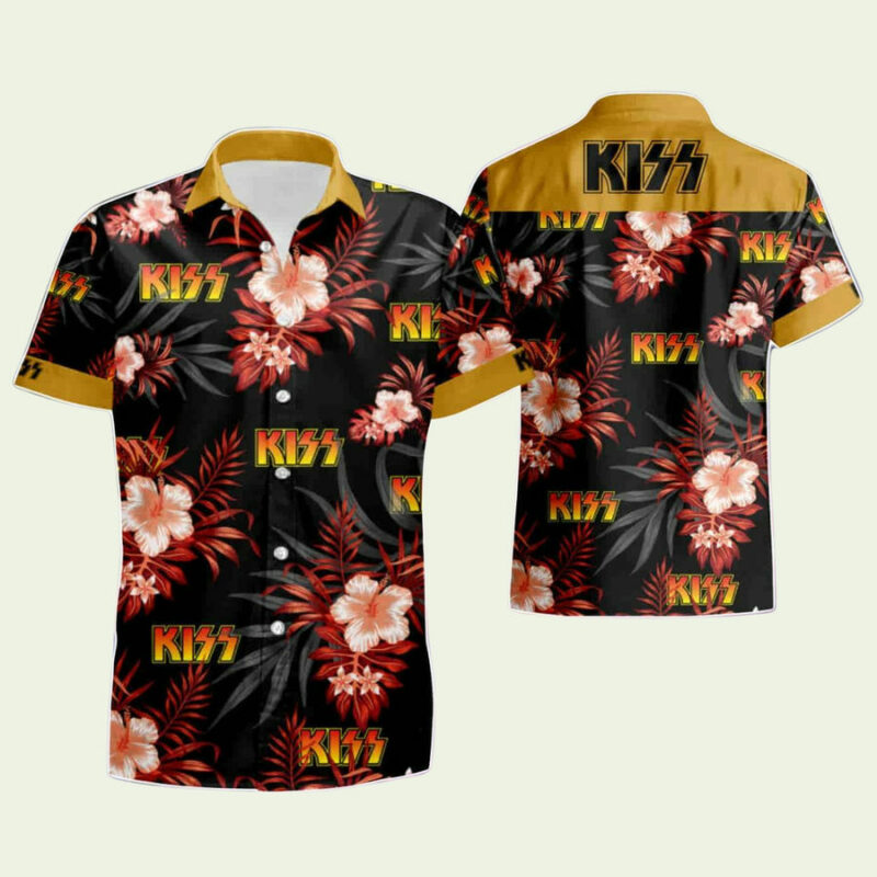 KISS ROCK MUSIC BAND HAWAIIAN SHIRT