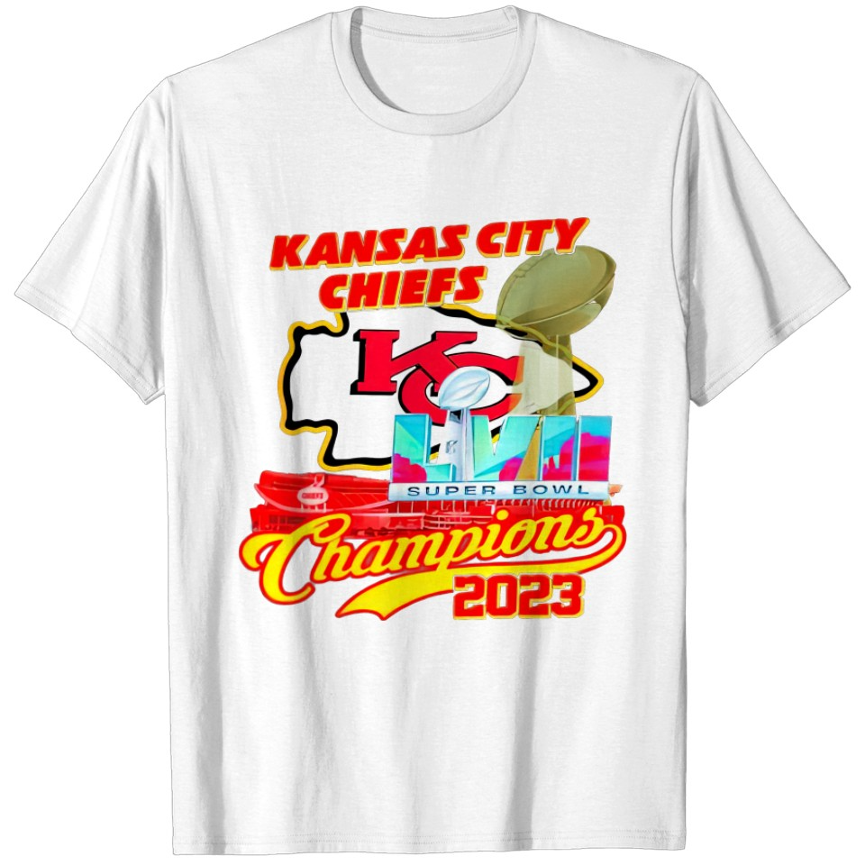 Kansas City Football Champions T-Shirt Red