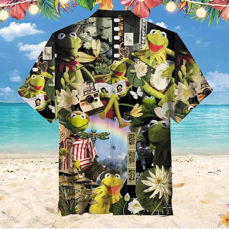 Kermit the Frog HAWAIIAN SHIRT, S-5XL US Size, Limited Edition Gift For Fans