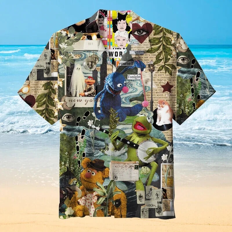 Kermit the Frog V2 HAWAIIAN SHIRT, S-5XL US Size, Limited Edition Gift For Fans