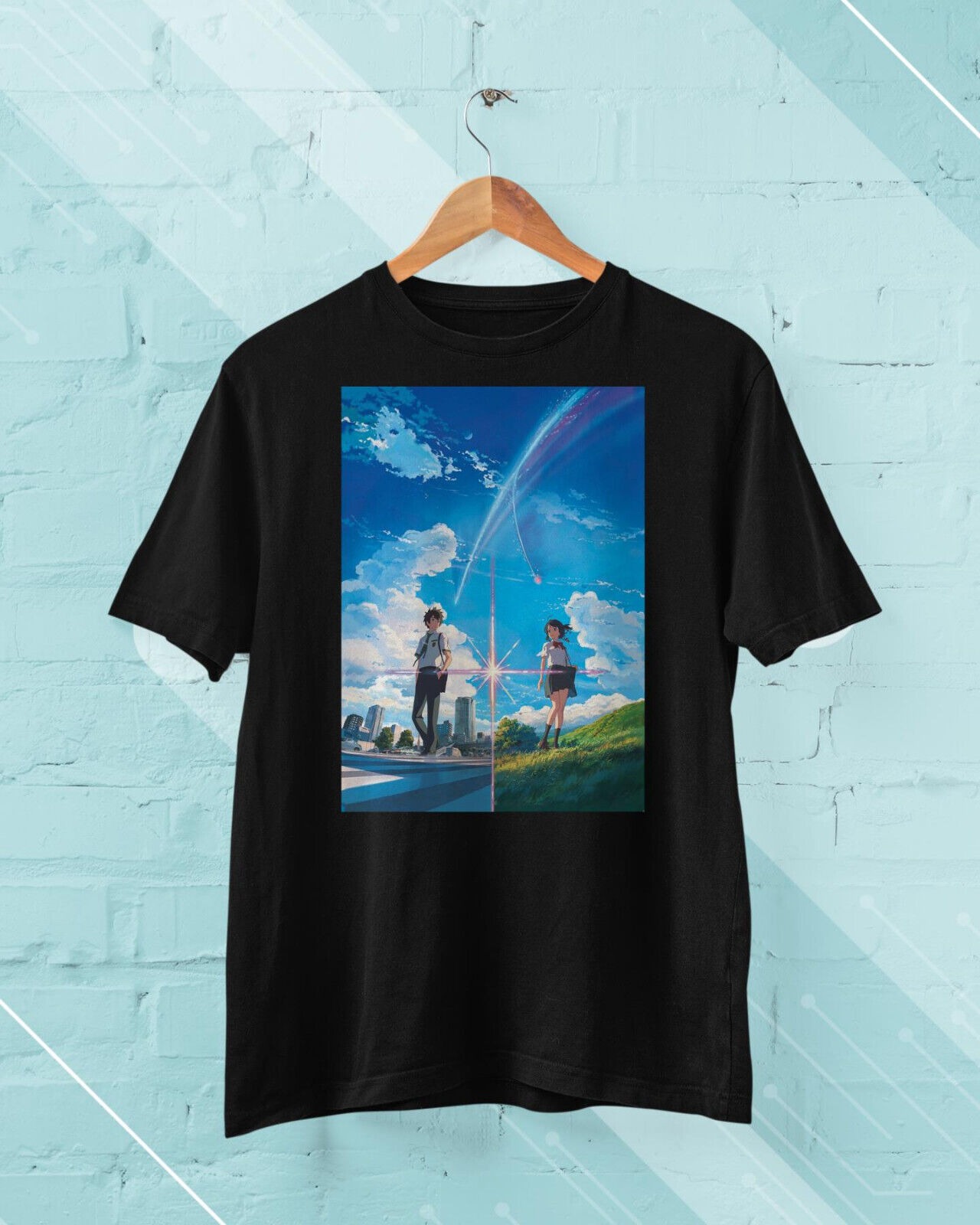 Kimi No Nawa Shirt, your name, anime, taki, mitsuha, japan, kimino nawa, movie