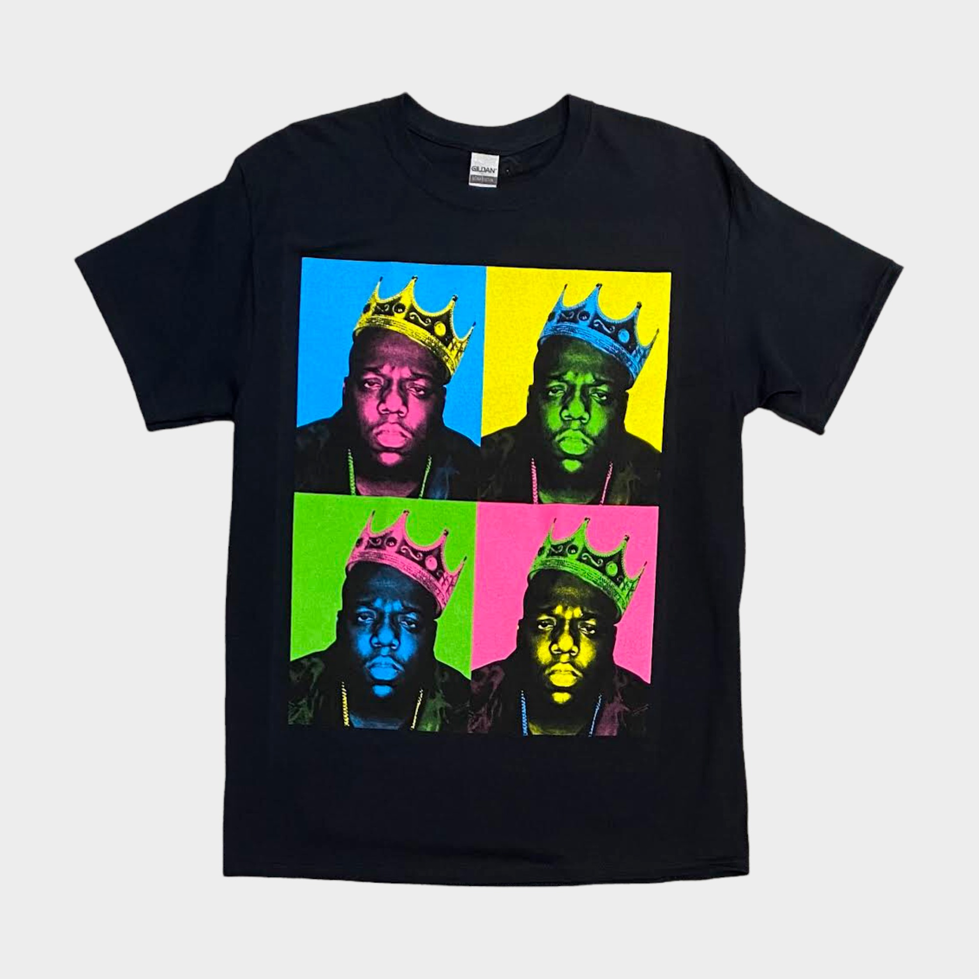 King Biggie n Color Black Graphic T-Shirt