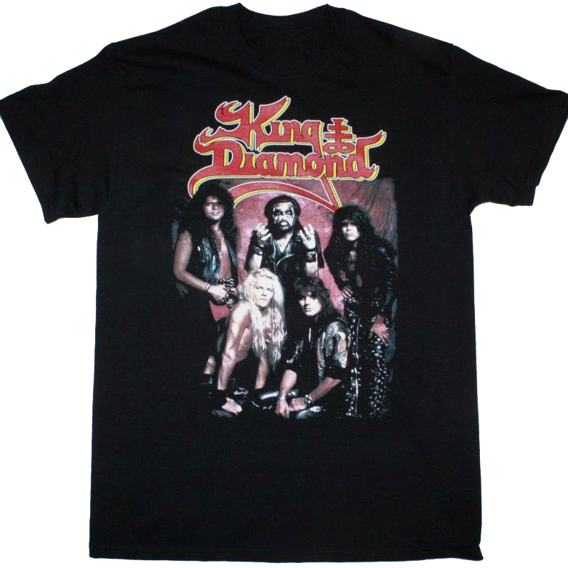 King Diamond Band New Black T-Shirt