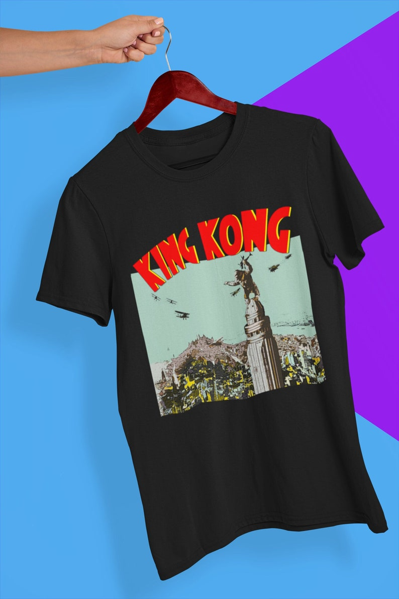 King Kong Soft T-Shirt, Classic Monster Movie Poster T Shirt