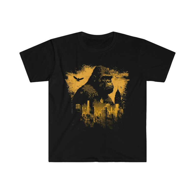 King Kong inspired vintage, retro t-shirt