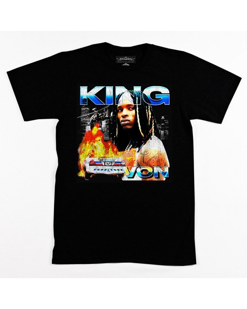 King Von Fxxk The Police Tee - Black