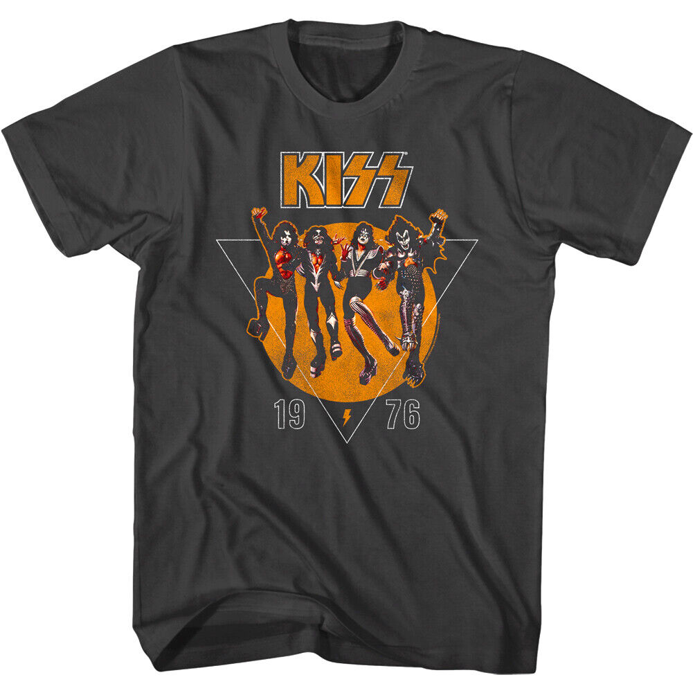 Kiss Destroyer 1976 Men's T-Shirt Vintage Concert Merch Rock Band Album Cover