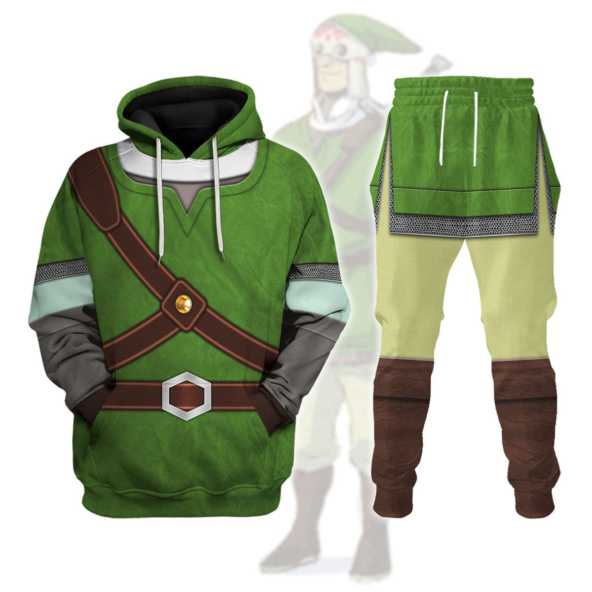 Knights of Skyloft Green track suit 